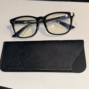 Black Blue Light blocking  Glasses for Women Men Computer Bluelight Blocking
